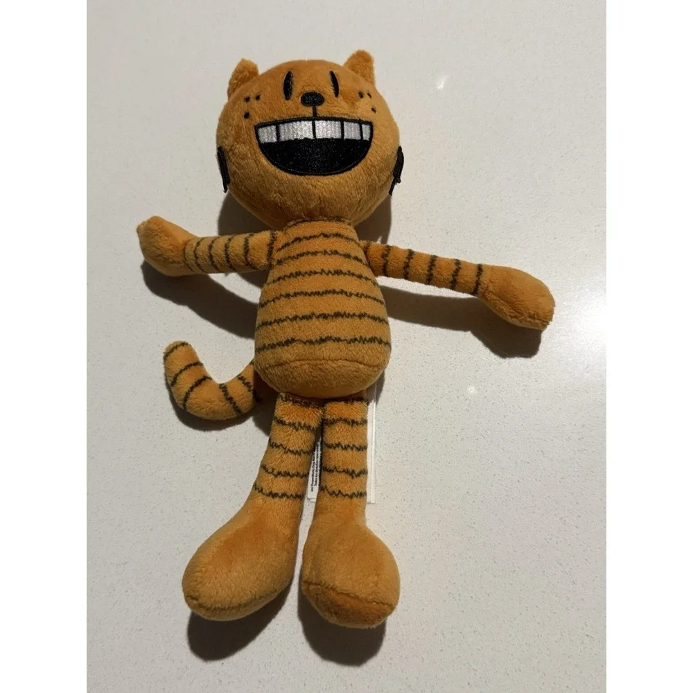 Dreamworks Plush Jakks Pacific Dog Man Smiling Petey Orange Cat 9